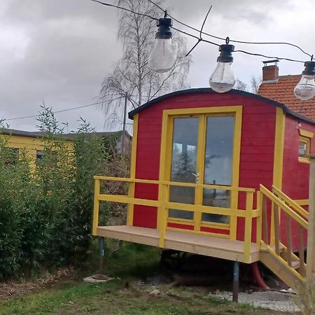 Roulotte Et Sauna De Tonton Bouvy Au Domaine Du Reuze Winnezeele Экстерьер фото